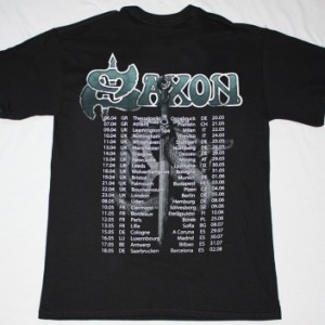 SAXON CALL TO ARMS WORLD TOUR 2011 NEW BLACK T-SHIRT