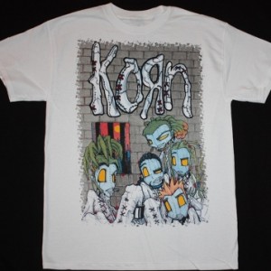 KORN ASYLUM NEW WHITE T-SHIRT