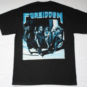 FORBIDDEN FORBIDDEN EVIL'88 NEW BLACK T-SHIRT