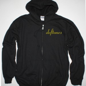 DEFTONES ADRENALINE NEW BLACK ZIPPED HOODIE