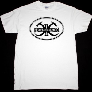 HEROES DEL SILENCIO LOGO HDS NEW WHITE T-SHIRT