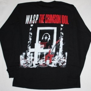 W.A.S.P. CRIMSON IDOL'92 NEW BLACK LONG SLEEVE T-SHIRT