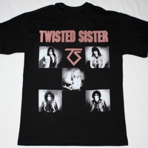 TWISTED SISTER YOU CAN'T STOP ROCK 'N' ROLL'83 NEW BLACK T-SHIRT