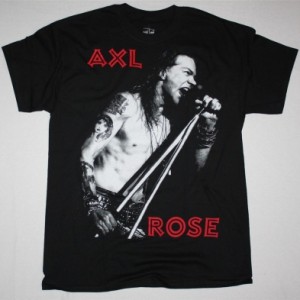 AXL ROSE NEW BLACK T-SHIRT