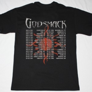 GODSMACK 1000HP U.S. CANADA TOUR 2014 NEW BLACK T-SHIRT