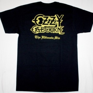 OZZY OSBOURNE THE ULTIMATE SIN'86 BLACK T-SHIRT