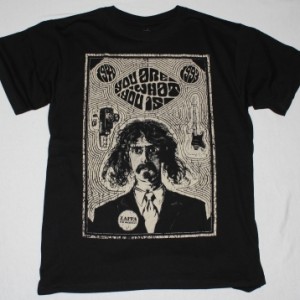 FRANK ZAPPA YOU ARE WHAT YOU IS NEW BLACK T-SHIRT