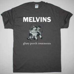 MELVINS GLUEY PORCH TREATMENTS NEW GREY CHARCOAL T-SHIRT
