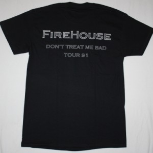 FIREHOUSE FIREHOUSE'90 NEW BLACK T-SHIRT
