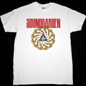 SOUNDGARDEN BADMOTORFINGER 1991 NEW WHITE T-SHIRT