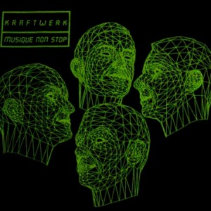 KRAFTWERK GLOW IN THE DARK MUSIQUE NON STOP ROBOTS NEW BLACK T-SHIRT
