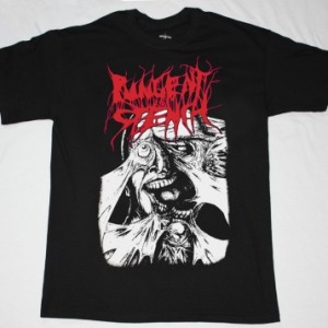 PUNGENT STENCH SPLIT NEW BLACK T-SHIRT