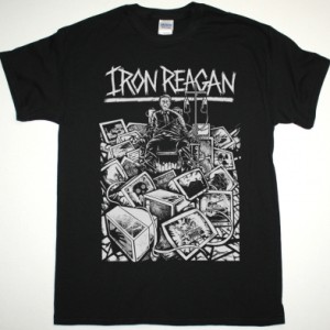 IRON REAGAN BLEEDING FRENZY NEW BLACK T-SHIRT
