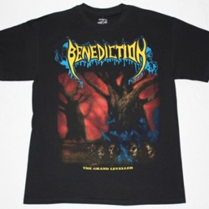BENEDICTION THE GRAND LEVELLER'91 NEW BLACK T-SHIRT