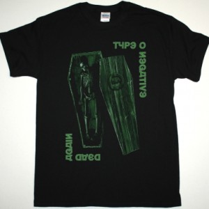 TYPE O NEGATIVE DEAD AGAIN NEW BLACK T-SHIRT
