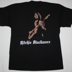 RITCHIE BLACKMORE SOLO NEW BLACK T-SHIRT