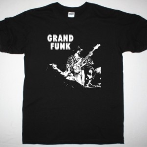 GRAND FUNK RAILROAD BAND NEW BLACK T-SHIRT