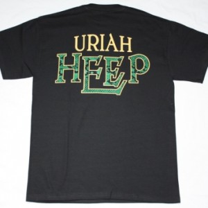 URIAH HEEP FREE ME INNOCENT VICTIM 1977 NEW BLACK T-SHIRT