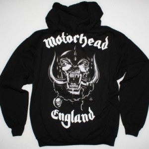 MOTORHEAD LOGO NEW BLACK HOODIE