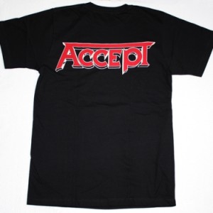 ACCEPT RUSSIAN ROULETTE'86  NEW BLACK T-SHIRT