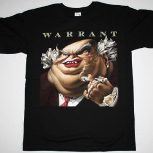 WARRANT DIRTY ROTTEN FILTHY STINKING RICH 89 NEW BLACK T-SHIRT