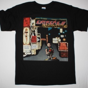EXTREME II PORNOGRAFFITTY 1990 NEW BLACK T-SHIRT