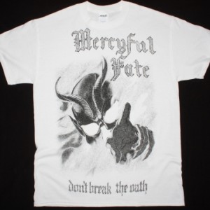 MERCYFUL FATE DON'T BREAK THE OATH'84  JUMBO PRINT NEW WHITE T-SHIRT
