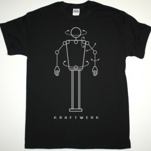 KRAFTWERK ROBOT NEW BLACK T-SHIRT