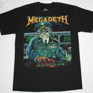 MEGADETH HOLY WARS '91 NEW BLACK T-SHIRT