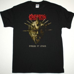 KREATOR HORDES OF CHAOS NEW BLACK T-SHIRT