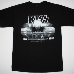 KISS CREATURES OF THE NIGHT ANNIVERSARY TOUR 1983 NEW BLACK T-SHIRT