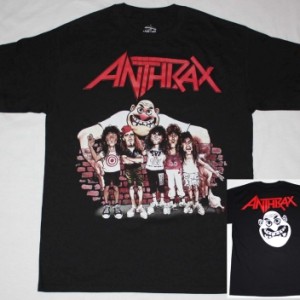 ANTHRAX STATE OF EUPHORIA CARTOON NEW BLACK T-SHIRT