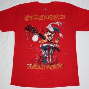 BRUCE DICKINSON  ACCIDENT AT BIRTH'97 NEW RED T-SHIRT