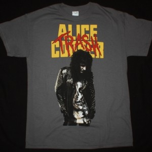 ALICE COOPER TRASH NEW GREY T SHIRT