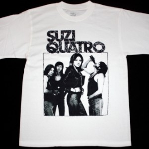 SUZI QUATRO SUZI QUATRO'73 NEW WHITE T-SHIRT