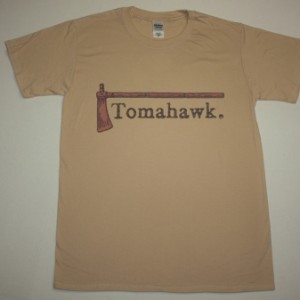 TOMAHAWK TOMAHAWK 2001 NEW OLD GOLD COLOR T-SHIRT