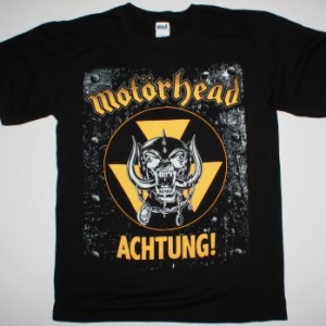 MOTORHEAD ACHTUNG! NEW BLACK T-SHIRT