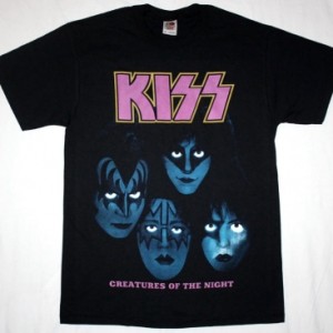 KISS CREATURES OF THE NIGHT'82 NEW BLACK T-SHIRT