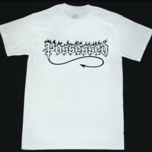 POSSESSED LOGO  NEW WHITE T-SHIRT