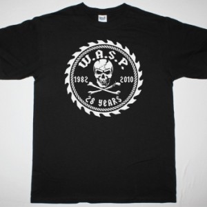 W.A.S.P. 28  ANNIVERSARY SHIRT NEW BLACK T-SHIRT