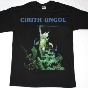 CIRITH UNGOL FROST AND FIRE 1980 NEW BLACK T-SHIRT
