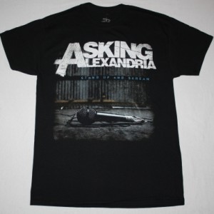 ASKING ALEXANDRIA STAND UP AND SCREAM NEW BLACK T-SHIRT