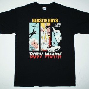 BEASTIE BOYS BODY MOVIN NEW BLACK T-SHIRT