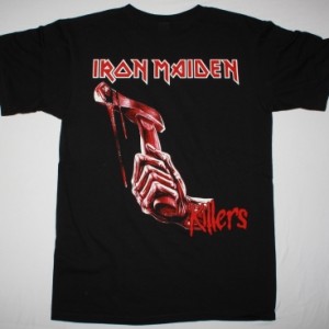 IRON MAIDEN KILLERS 1981 NEW BLACK T-SHIRT