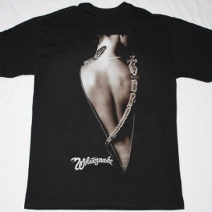WHITESNAKE SLIDE IT IN 1984 NEW BLACK T-SHIRT