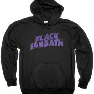 BLACK SABBATH BAND LOGO NEW BLACK HOODIE