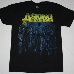 ASKING ALEXANDRIA CAN'T HELP  NEW BLACK T-SHIRT