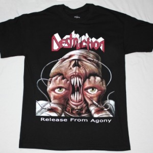 DESTRUCTION  RELEASE FROM AGONY 88 NEW BLACK T-SHIRT