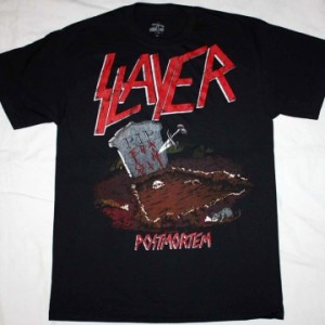 SLAYER POST MORTEM '86  NEW BLACK T-SHIRT