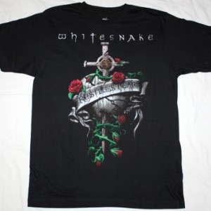 WHITESNAKE RESTLESS HEART '97 NEW BLACK T-SHIRT